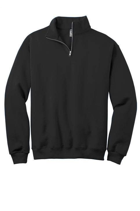 NuBlend® 1/4-Zip Cadet Collar Sweatshirt Black