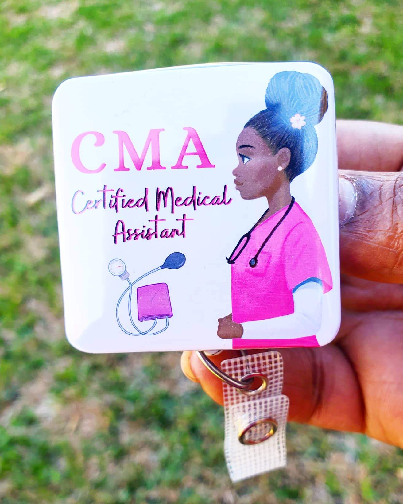 CMA Retractable ID Badge Reel