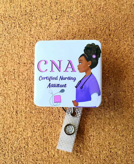 CNA Retractable ID Badge Reel