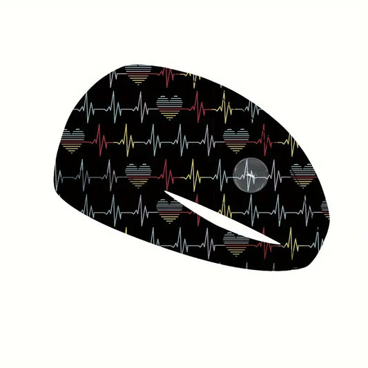 Soft Headband with Buttons for Ear Protection EKG