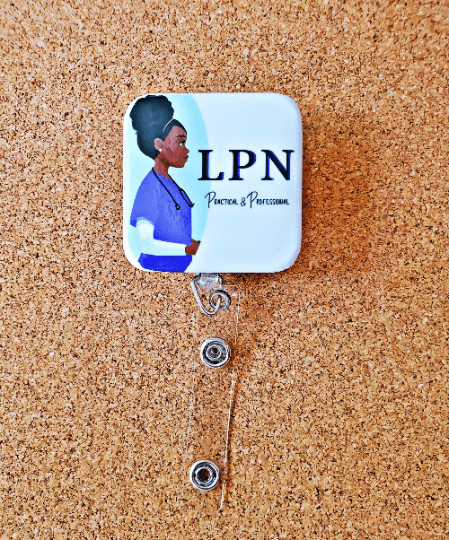 LPN Retractable ID Badge Reel