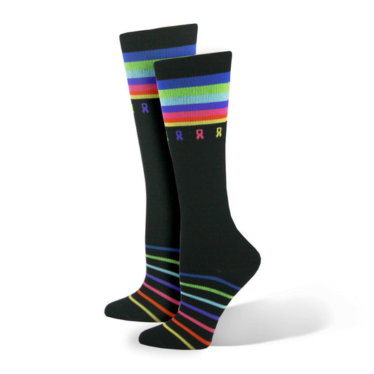 Think Medical Premium Multi Cancer Awareness 10-14mmHg Socks