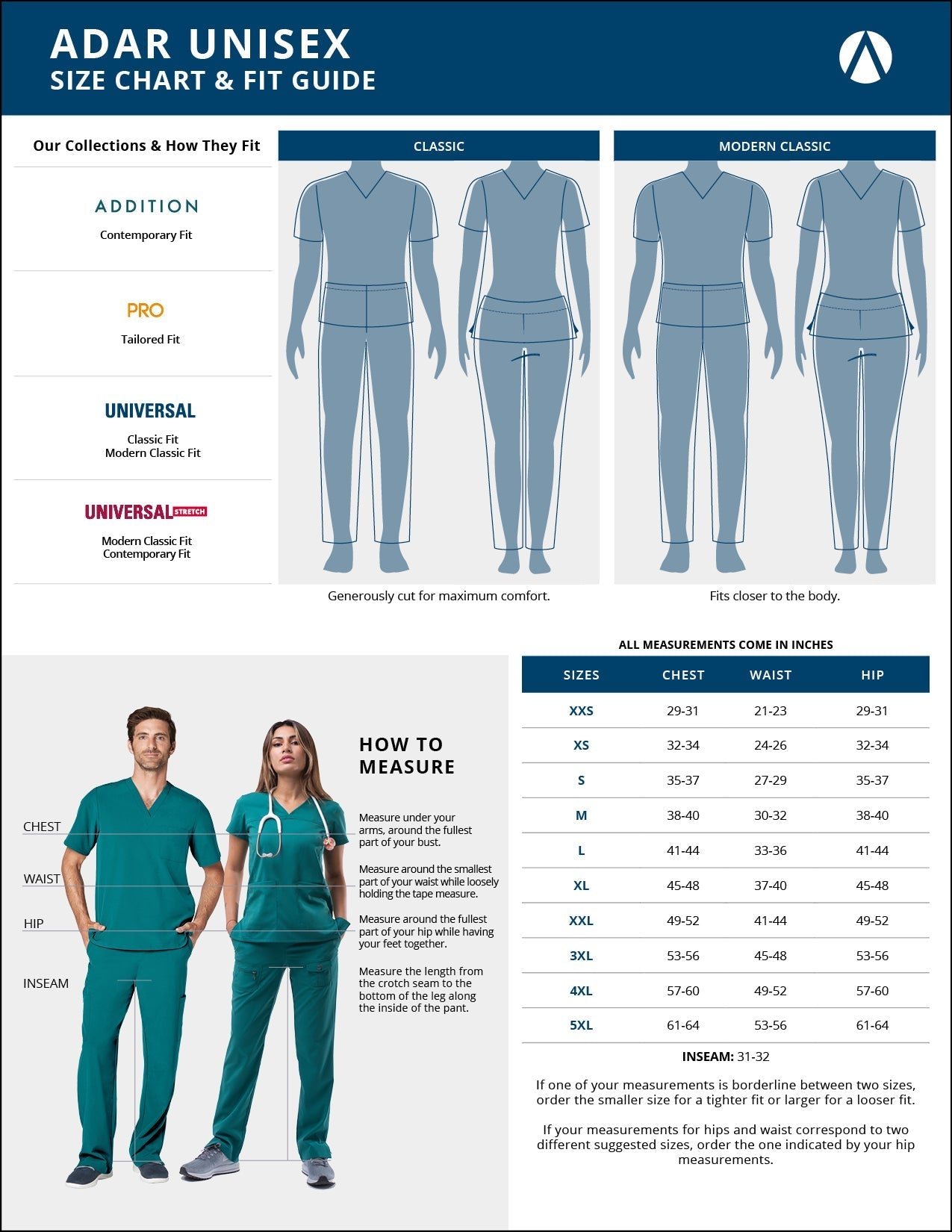 Adar Unisex 31" Classic Consultation Coat Universal Collection NC A&T SU Navy