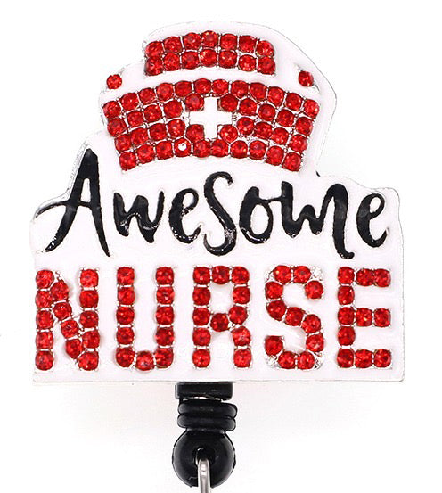 Awesome Nurse - Dazzle Badge Reel
