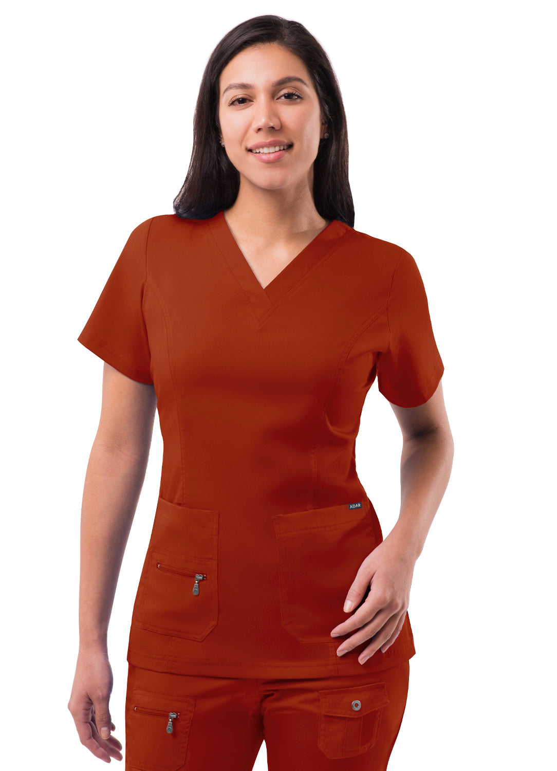 Adar Women's  Elevated V-Neck Scrub Top Pro Collection