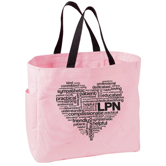 LPN Heart Tote Bag