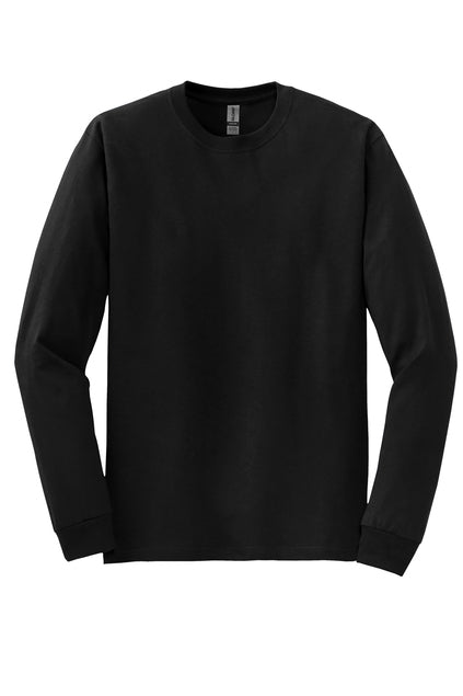 50 Cotton/50 Poly Long Sleeve T-Shirt Black