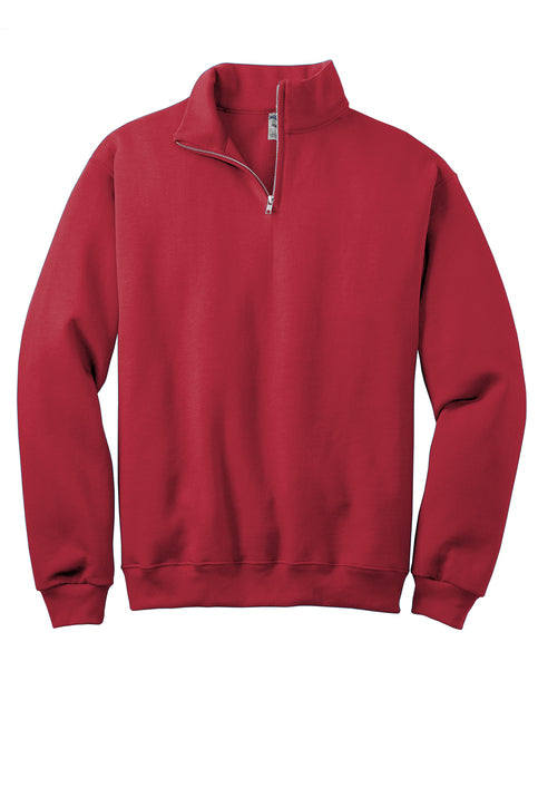 NuBlend® 1/4-Zip Cadet Collar Sweatshirt Red