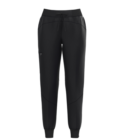 Flexxione Women Multipocket Jogger Pants by Beverly Hills Black