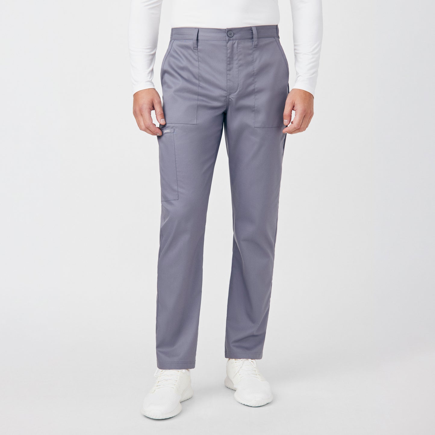 Landau ProFlex Men's Cargo Scrub Pants Grey