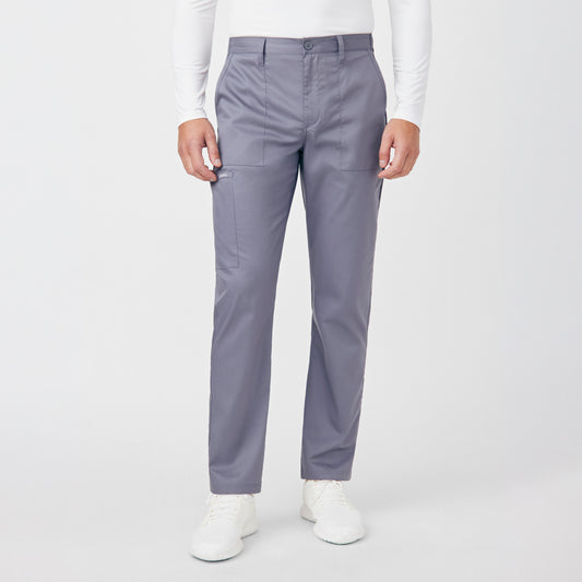 Landau ProFlex Men's Cargo Scrub Pants Grey