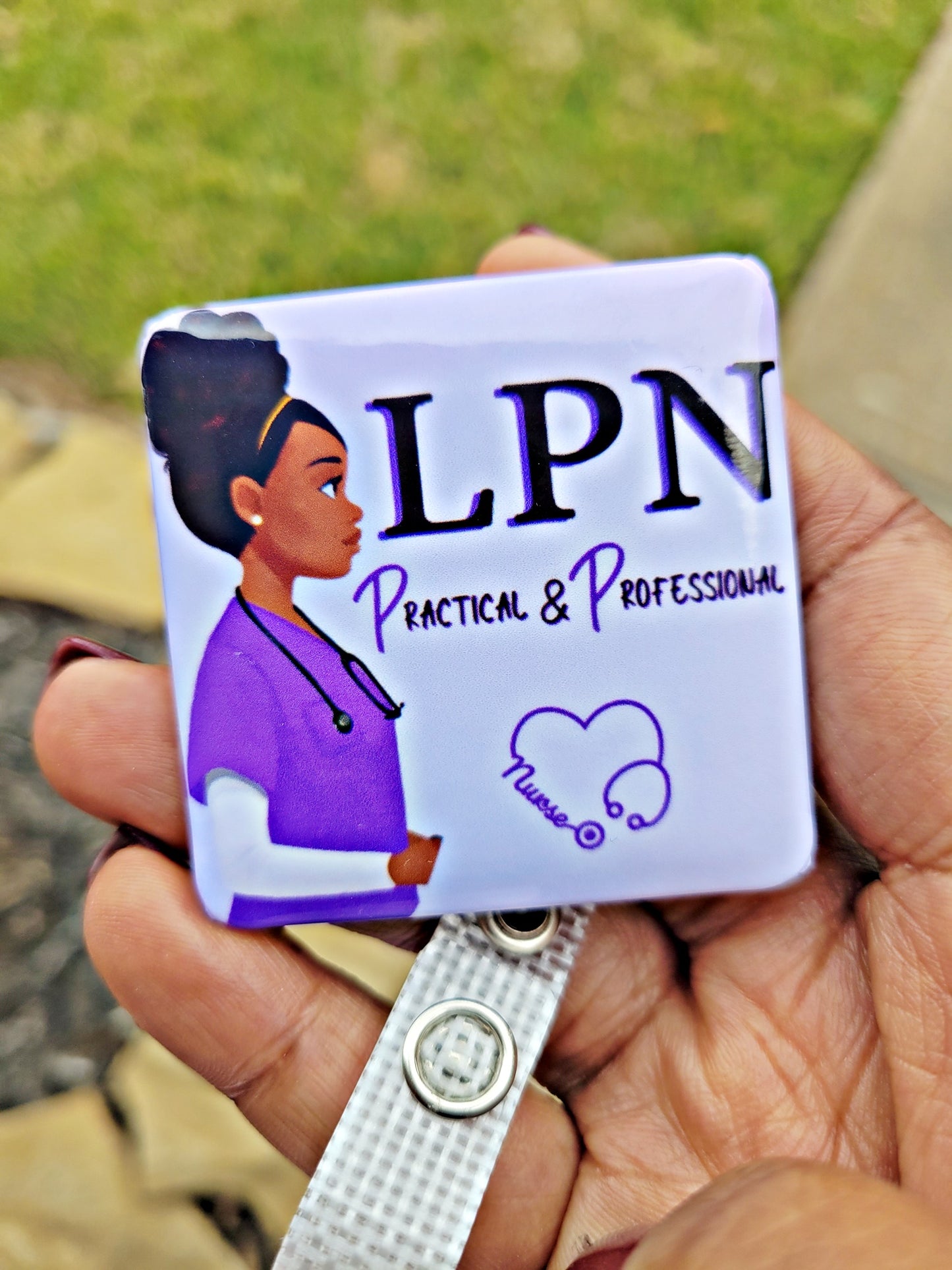 LPN Retractable ID Badge Reel