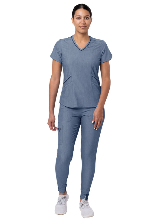 Adar Women's Modern Athletic Jogger Scrub Set Pro Collection