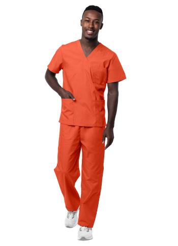 Adar Unisex V-Neck/Drawstring Pant Scrub Set