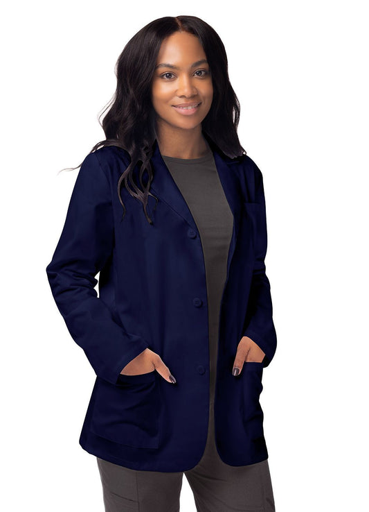 Adar Unisex 31" Classic Consultation Coat Universal Collection NC A&T SU Navy